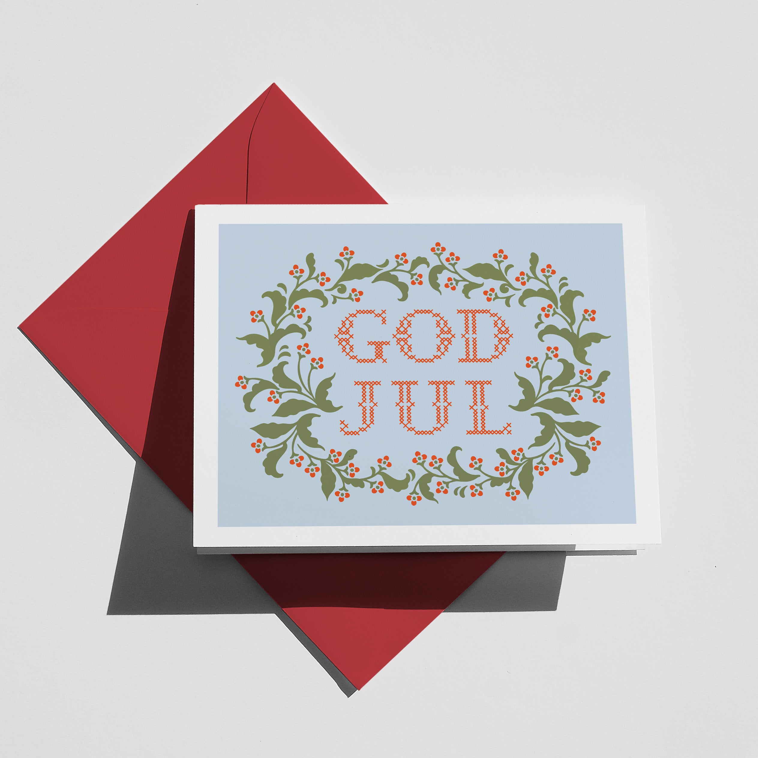 10 pack: God Jul cards