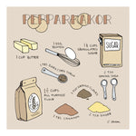 Pepparkakor Recipe Print