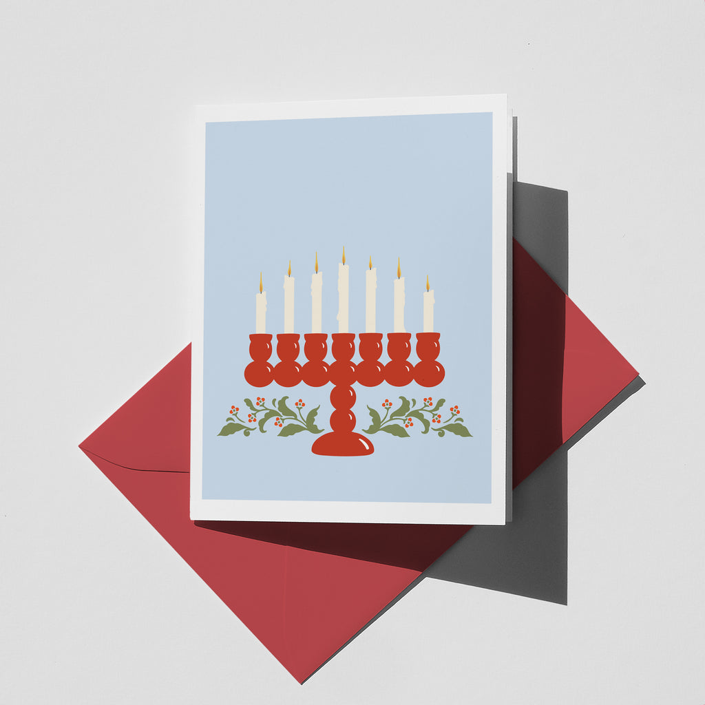5 cards: Swedish Candelabra