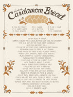 Cardamom Bread Recipe Print
