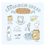Swedish Cardamom Bread Print